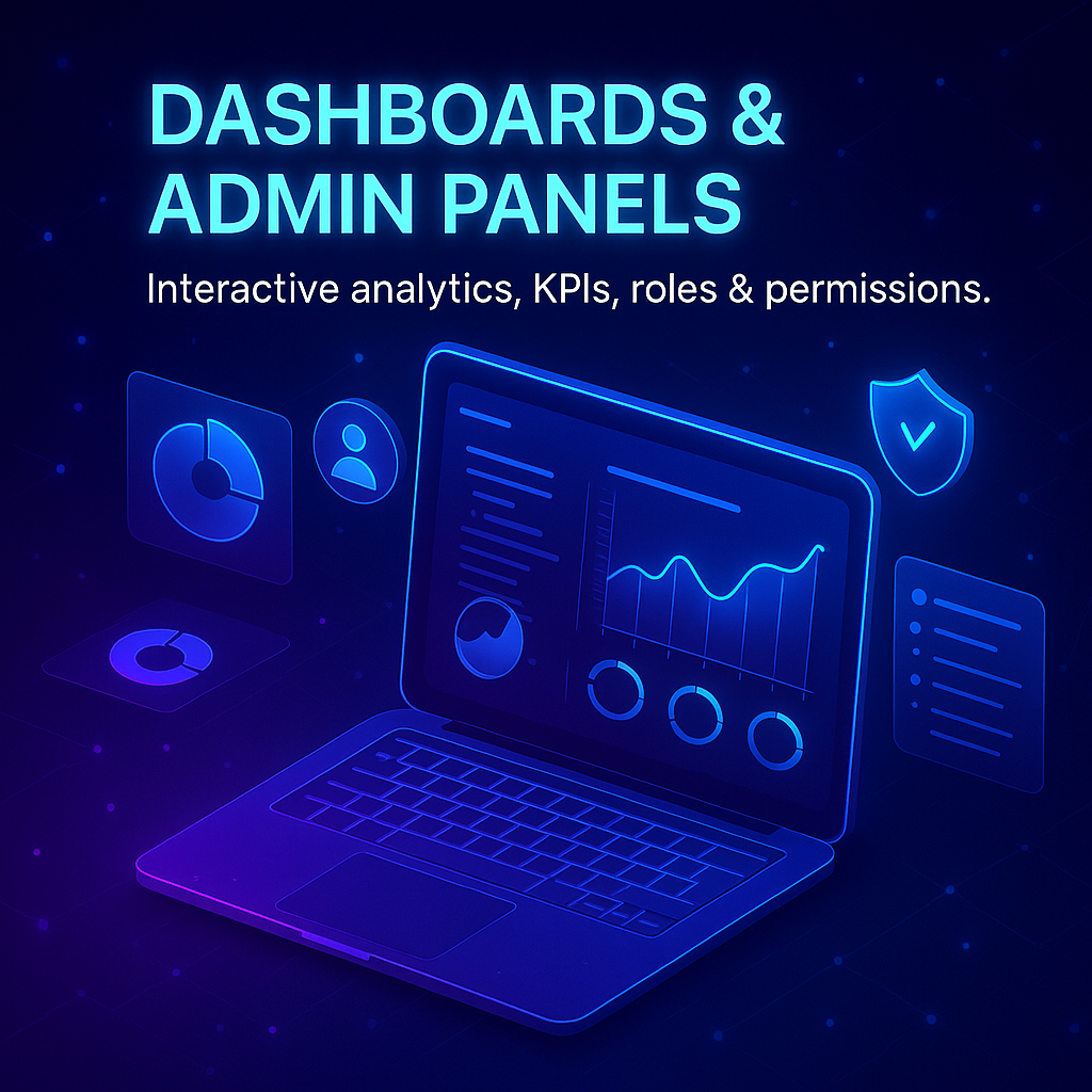 Dashboards & Admin Panels cover
